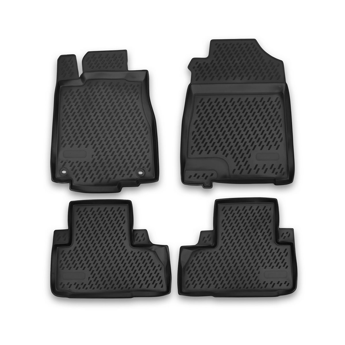 Honda CR-V Floor Mats - Omac - Rubber TPE - Black - '12-'16